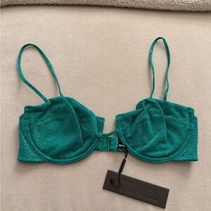 triangl mala jaded sparkle bikini top